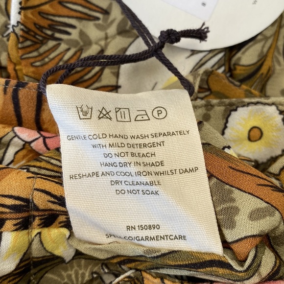 NWT Spell Jungle Tote Market Bag in Khaki - Picture 8 of 8